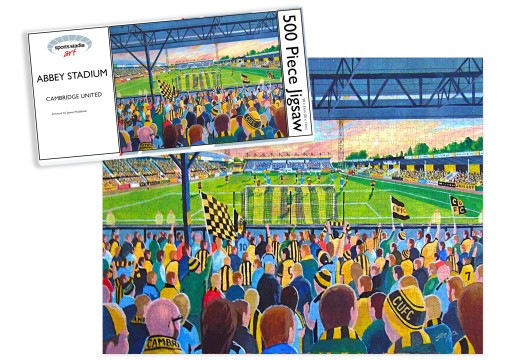 Abbey Stadium Fine Art Jigsaw Puzzle - Cambridge United FC